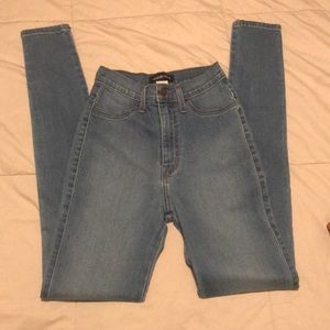 Fashion Nova highwaisted stretch skinny jeans